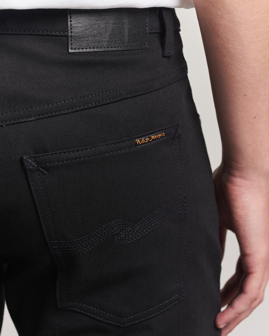 Homme | Jeans | Nudie Jeans | Solid Ollie Jeans Dry Pure Black