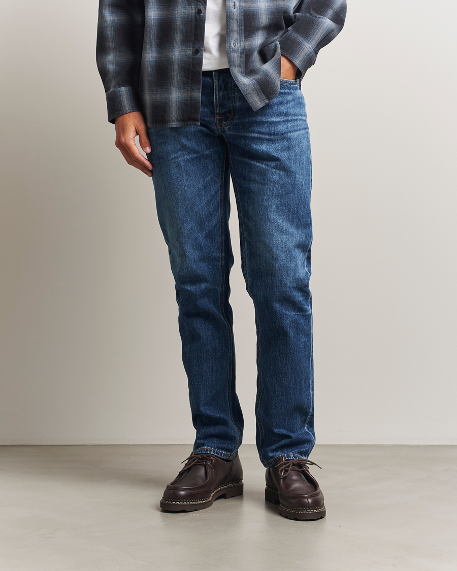 Heren | Jeans | Nudie Jeans | Solid Ollie Jeans Life Tracks