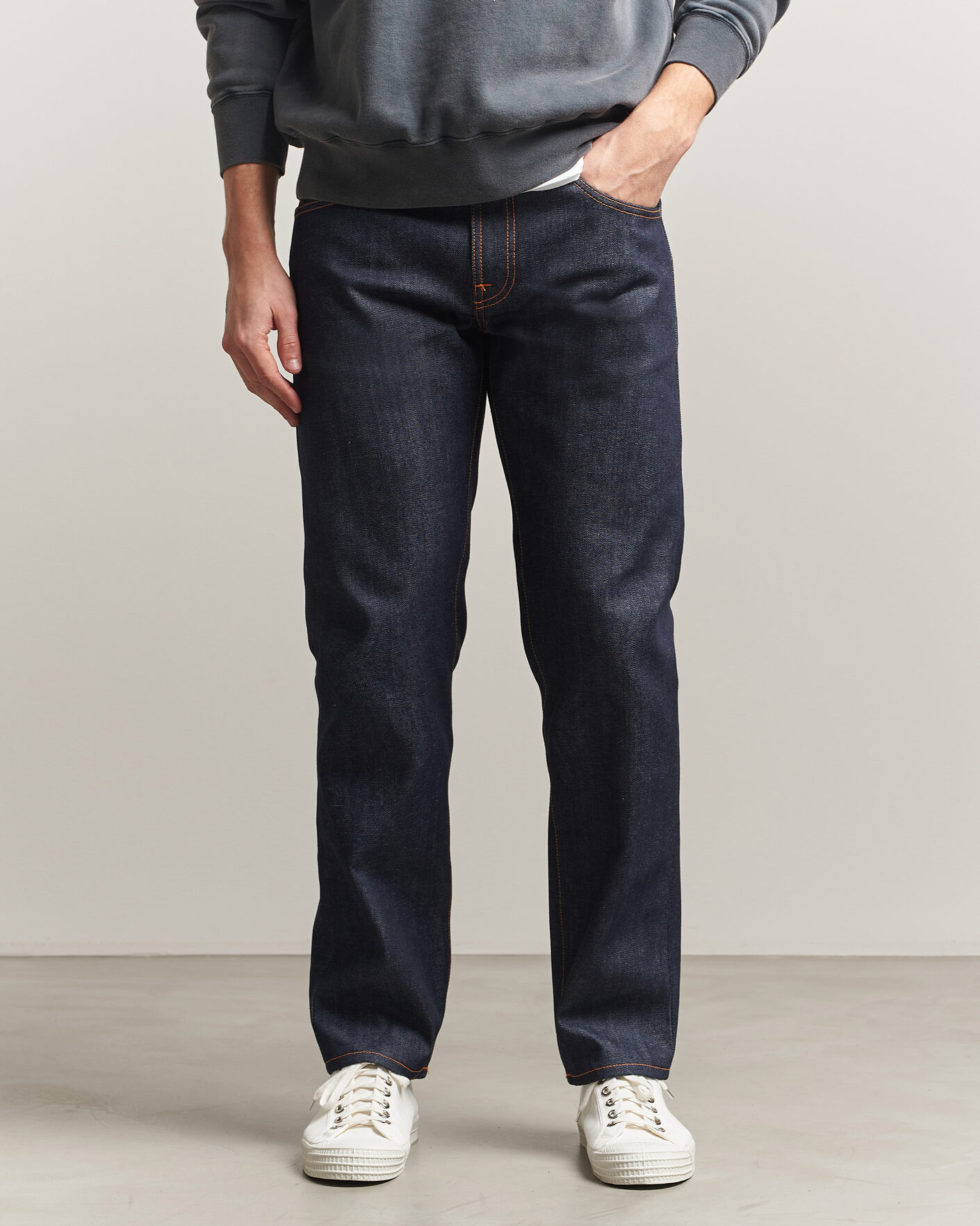 Heren | Jeans | Nudie Jeans | Gritty Jackson Jeans Dry Dusk Selvage