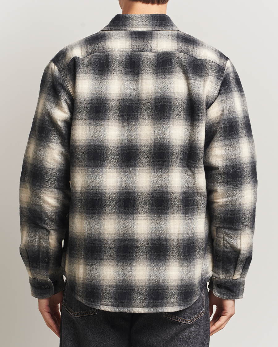 Heren | Overhemden | Nudie Jeans | Glenn Padded Checked Overshirt Black