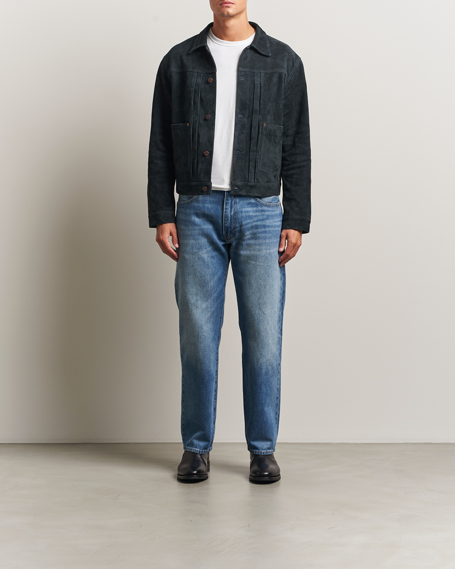 Homme | Manteaux Et Vestes | Nudie Jeans | Dante II Suede Jacket Navy