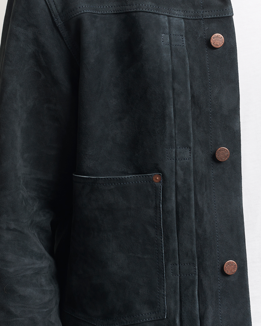 Homme | Manteaux Et Vestes | Nudie Jeans | Dante II Suede Jacket Navy