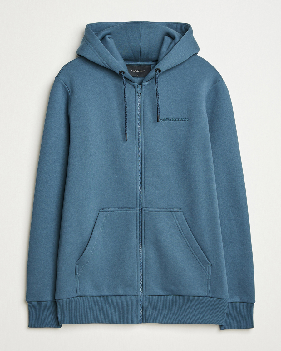 Homme | Pulls Et Tricots | Peak Performance | Original Full Zip Hoodie Mountain Lake