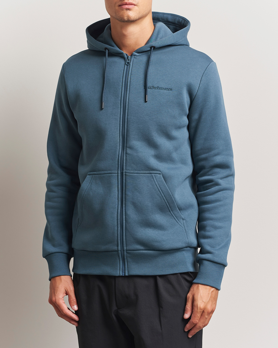 Homme | Pulls Et Tricots | Peak Performance | Original Full Zip Hoodie Mountain Lake