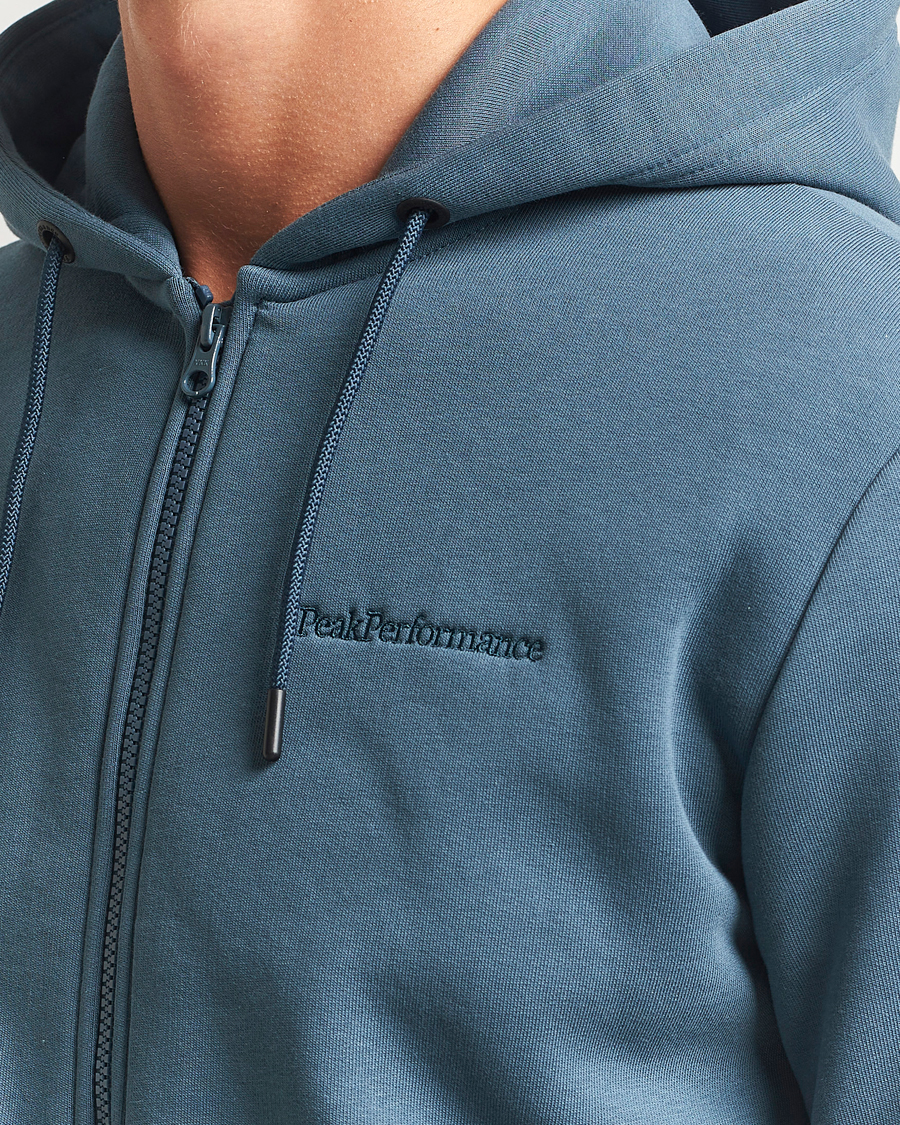 Homme | Pulls Et Tricots | Peak Performance | Original Full Zip Hoodie Mountain Lake