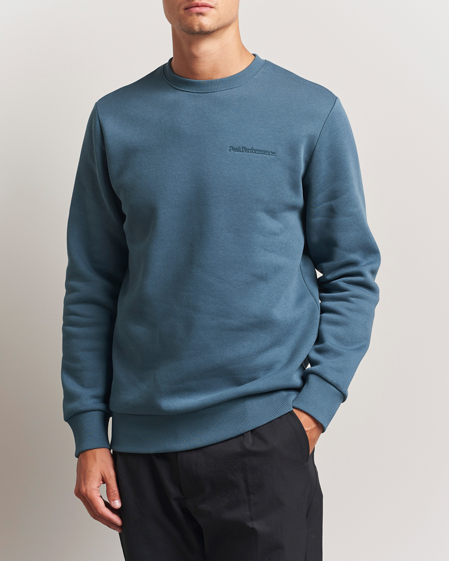 Heren | Truien | Peak Performance | Original Crew Neck Sweatshirt Mountain Lake