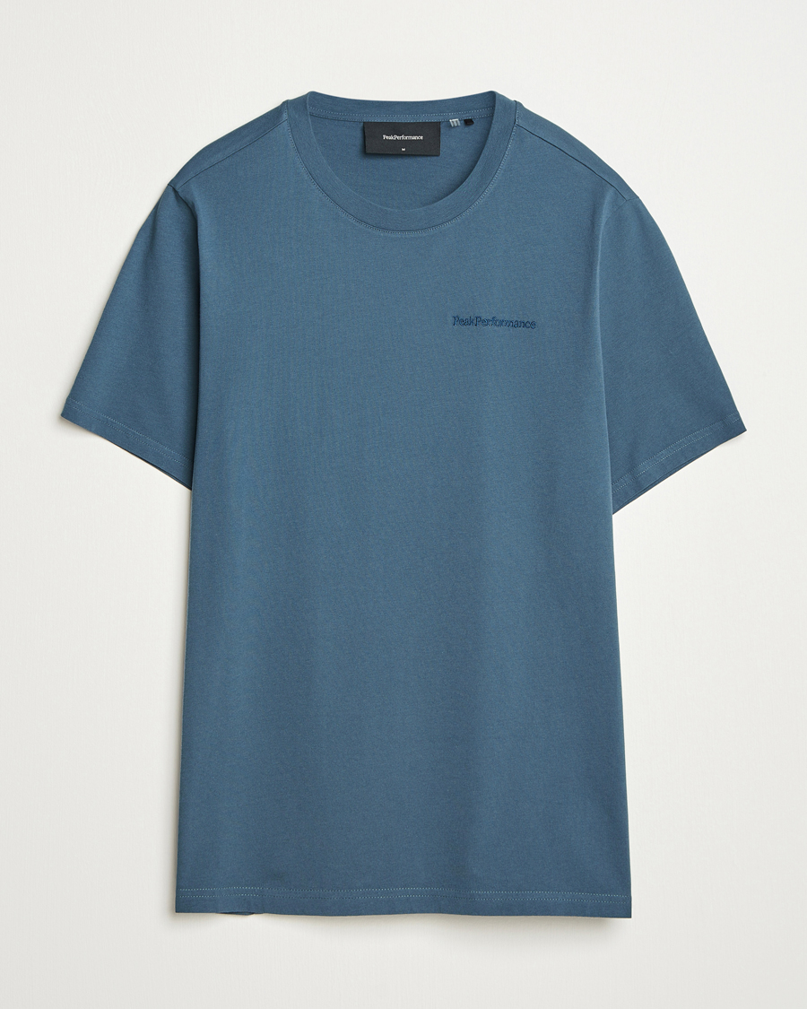 Homme | T-shirts | Peak Performance | Original Crew Neck T-Shirt Mountain Lake
