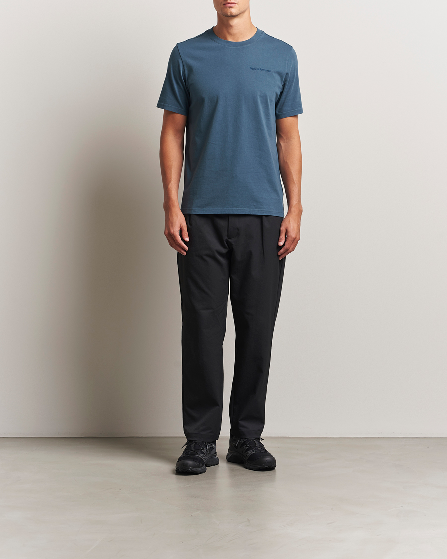 Homme | T-shirts | Peak Performance | Original Crew Neck T-Shirt Mountain Lake