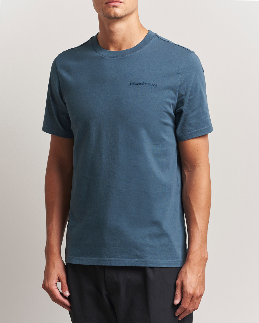 Homme | T-shirts | Peak Performance | Original Crew Neck T-Shirt Mountain Lake