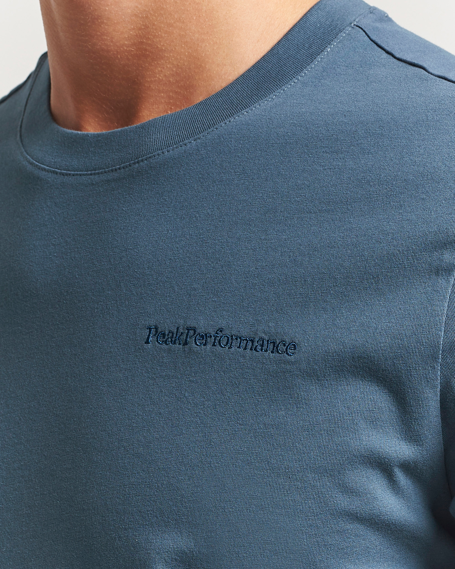 Homme | T-shirts | Peak Performance | Original Crew Neck T-Shirt Mountain Lake