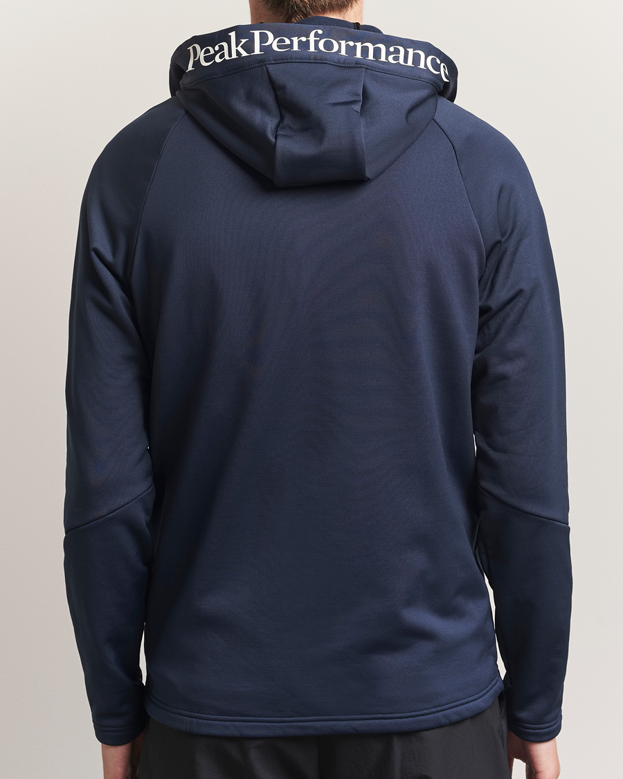 Homme | Pulls Et Tricots | Peak Performance | Rider Hooded Full Zip Blue Shadow