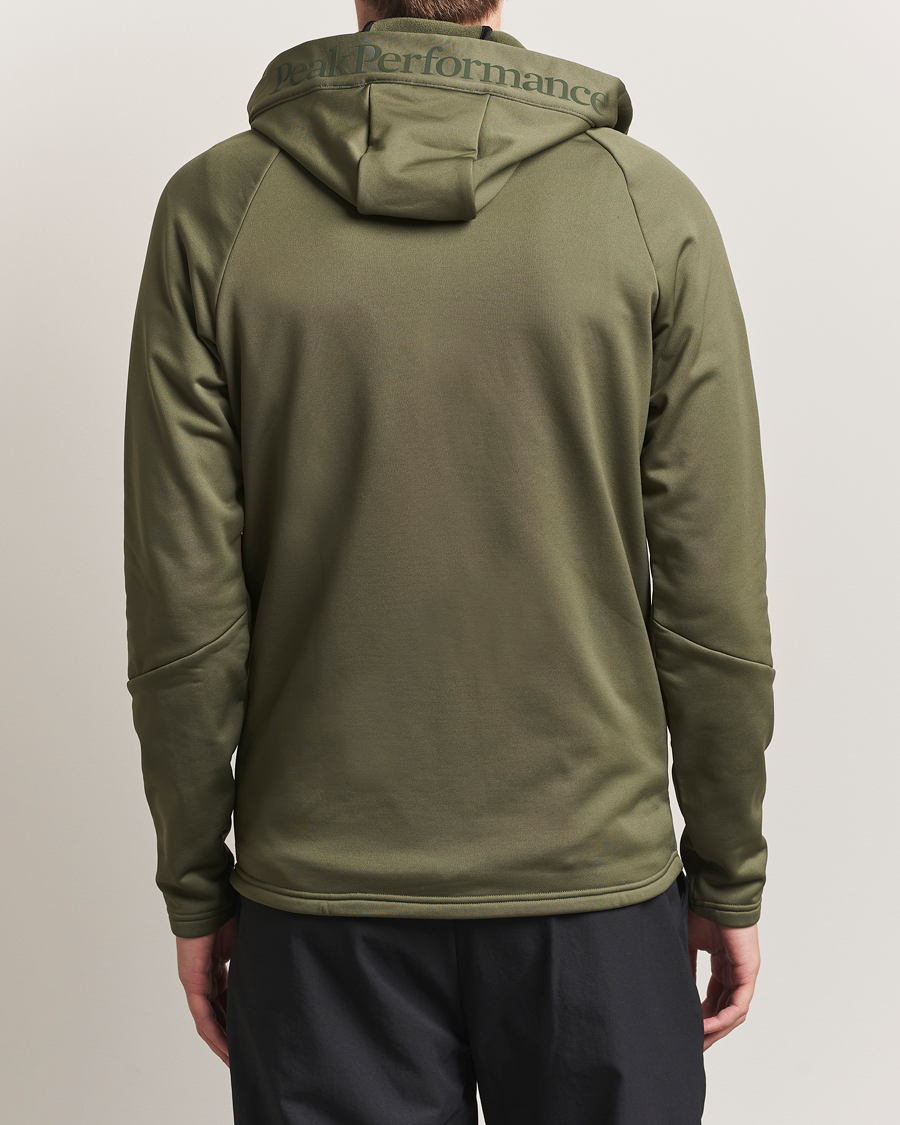 Homme | Pulls Et Tricots | Peak Performance | Rider Full Zip Hoodie Pine Needle