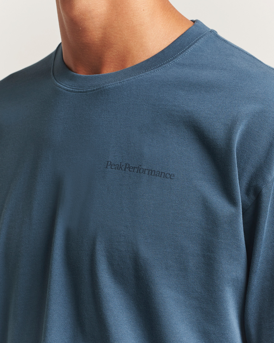 Homme | T-shirts | Peak Performance | Graphic Crew Neck T-Shirt Mountain Lake