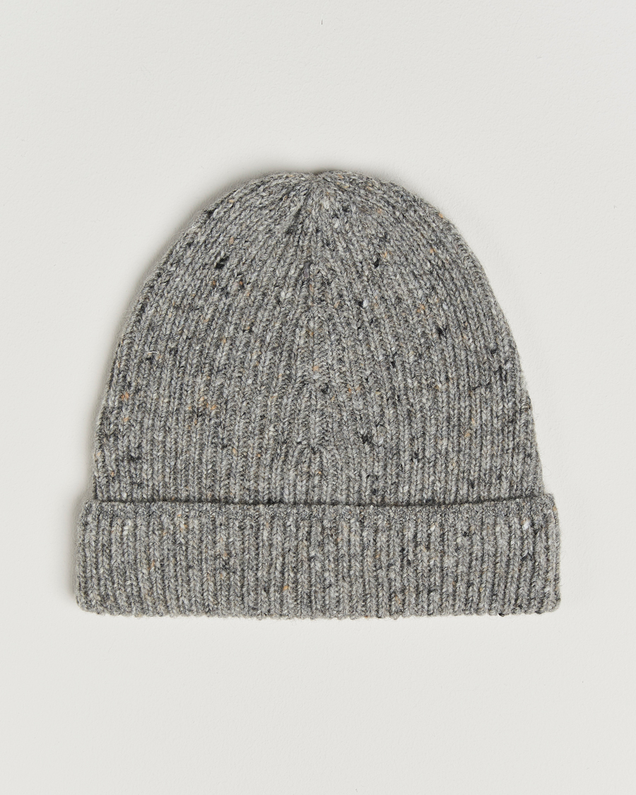 Homme | Bonnets | Samsøe Samsøe | Nataniel Donegal Beanie Grey Melange