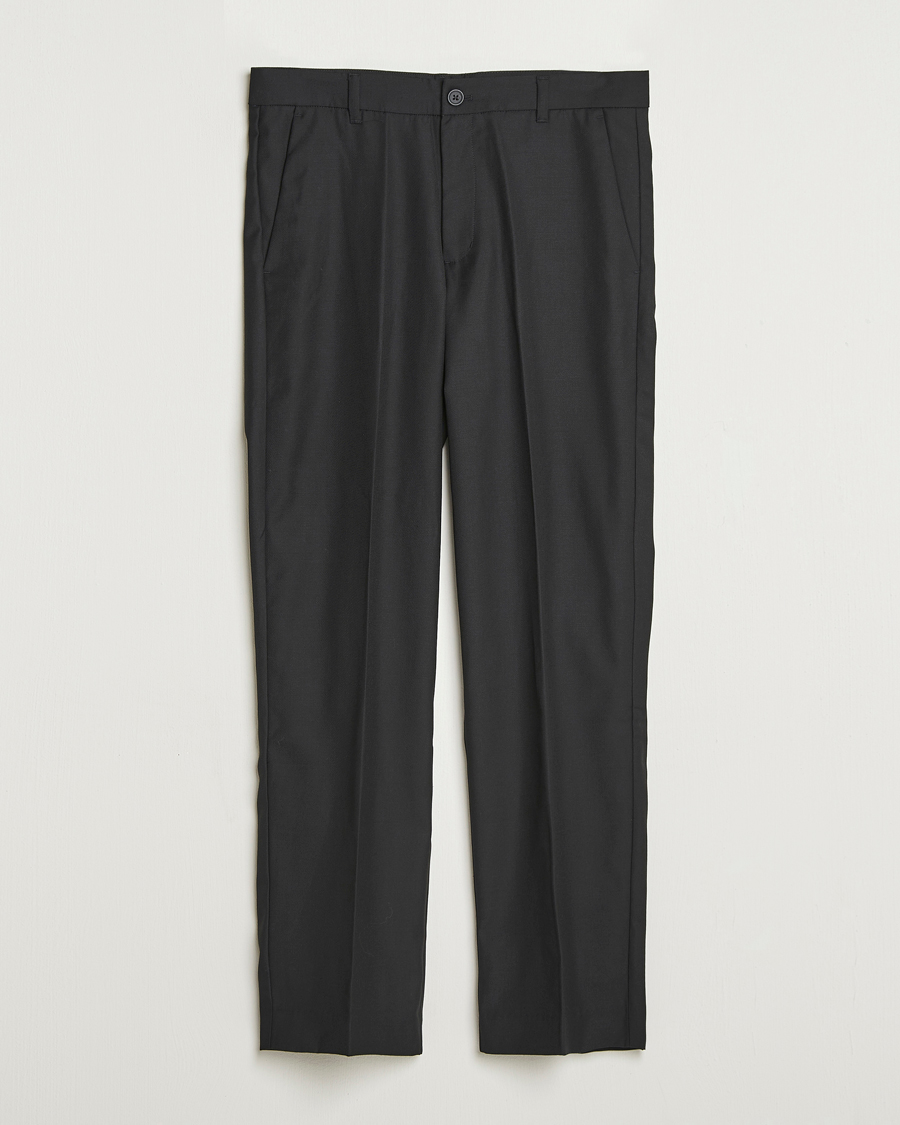 Homme | Pantalons | Samsøe Samsøe | Noah Pleated Trousers Black