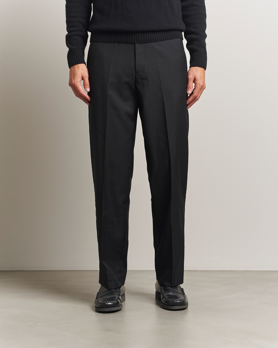 Homme | Pantalons | Samsøe Samsøe | Noah Pleated Trousers Black