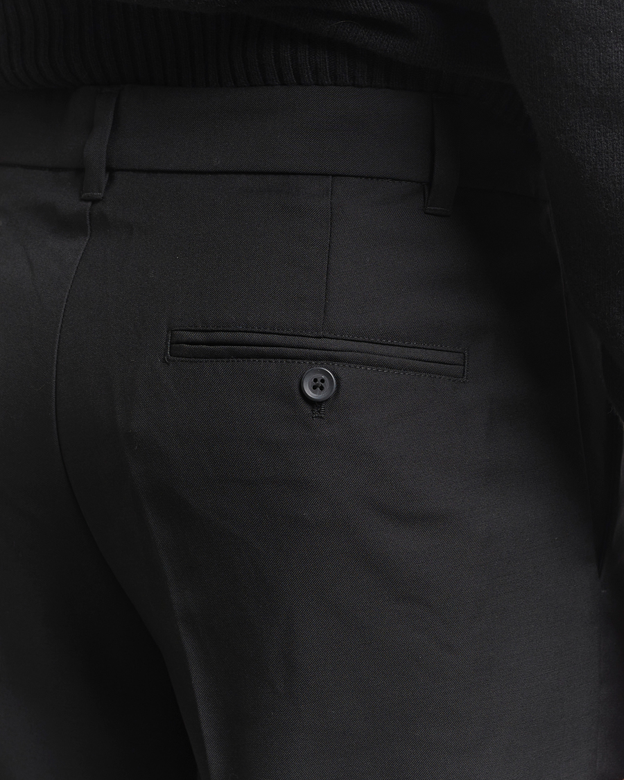 Homme | Pantalons | Samsøe Samsøe | Noah Pleated Trousers Black