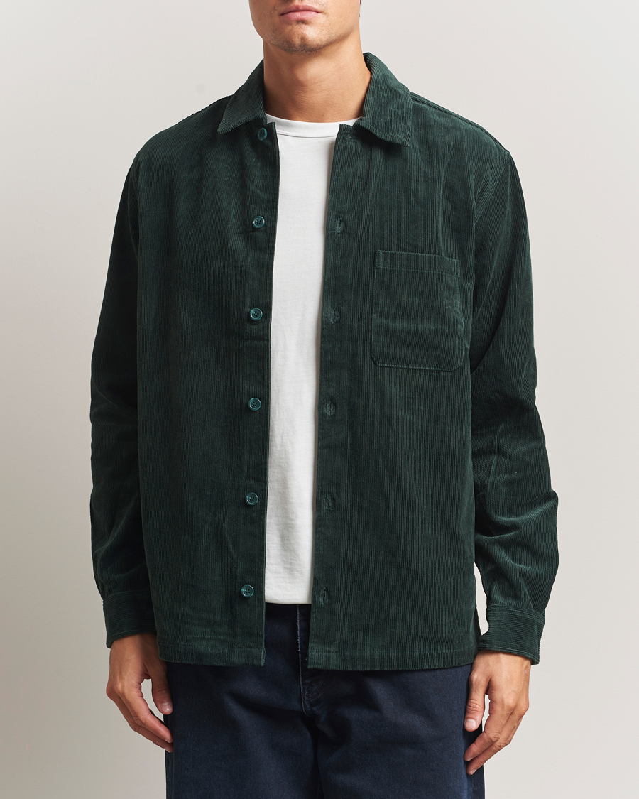 Homme | Chemises | Samsøe Samsøe | Damon Corduroy Overshirt Green Gables