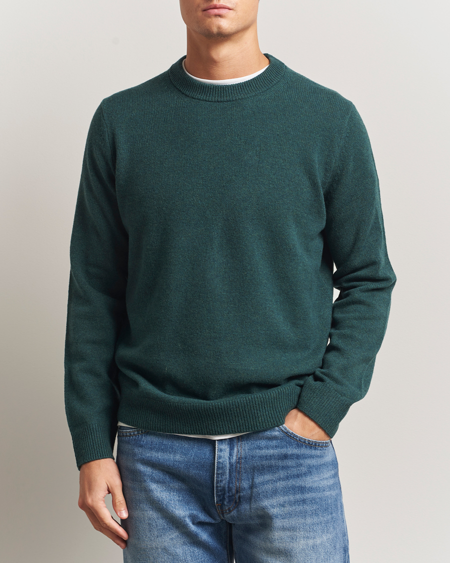 Heren | Truien | Samsøe Samsøe | Isak Knitted Crew Neck Green Gables