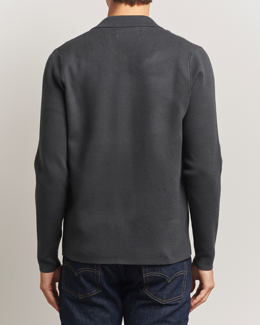 Homme | Pulls Et Tricots | Samsøe Samsøe | Guna Full Zip Black Oyster