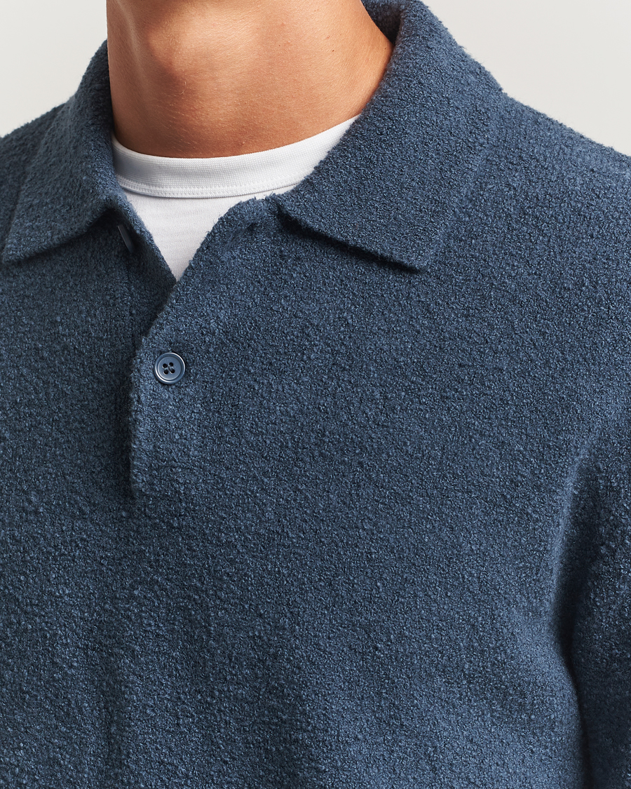Heren | Truien | Samsøe Samsøe | Nino Knitted Polo Midnight Navy