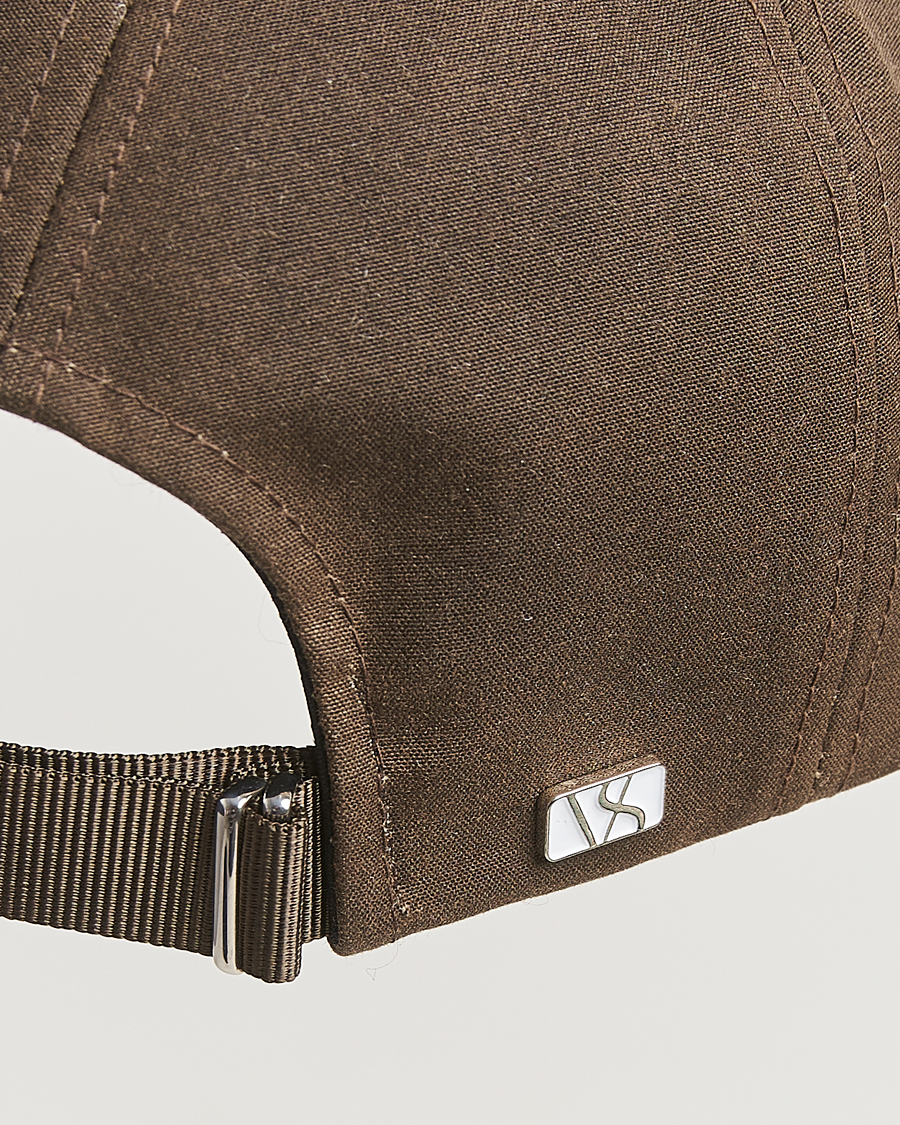 Heren | Hoeden en petten | Varsity Headwear | Oilskin Baseball Cap Chestnut Brown