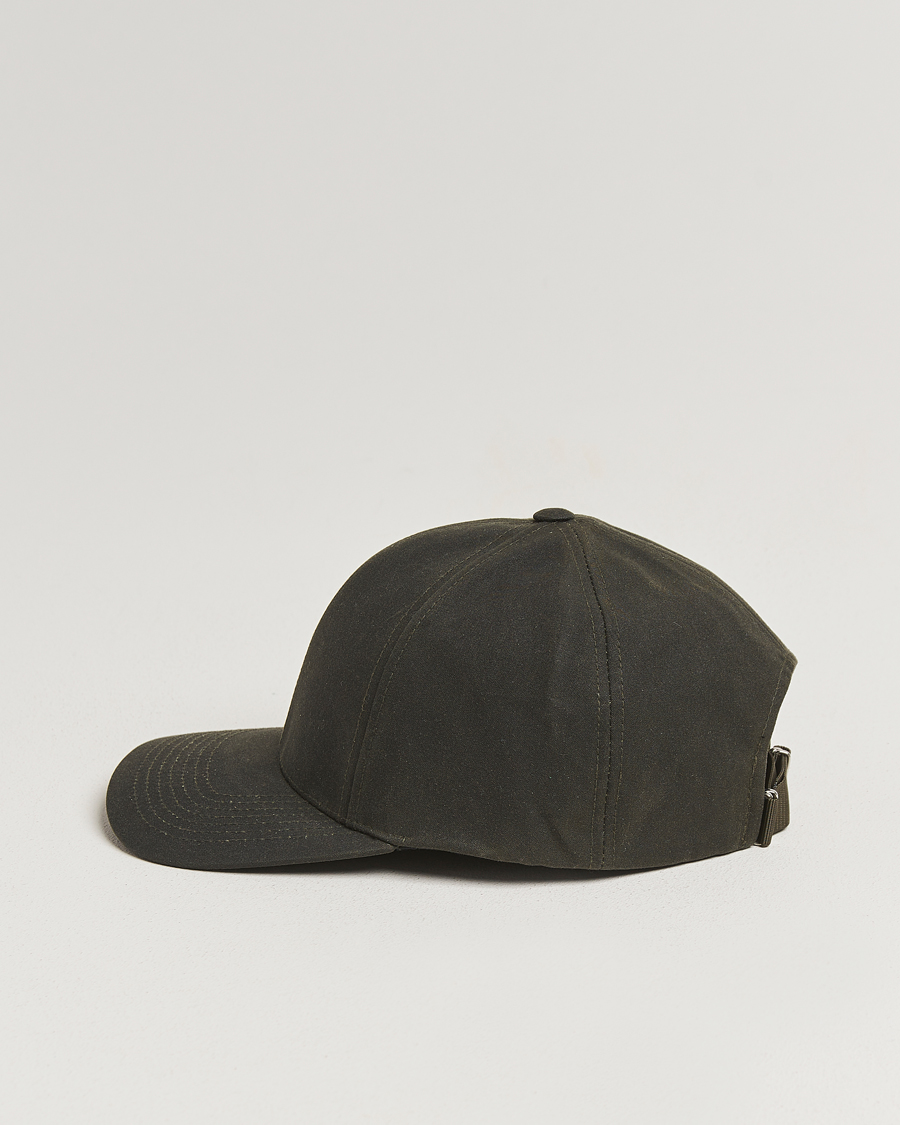 Homme | Bobs Et Casquettes | Varsity Headwear | Oilskin Baseball Cap Ivy Green