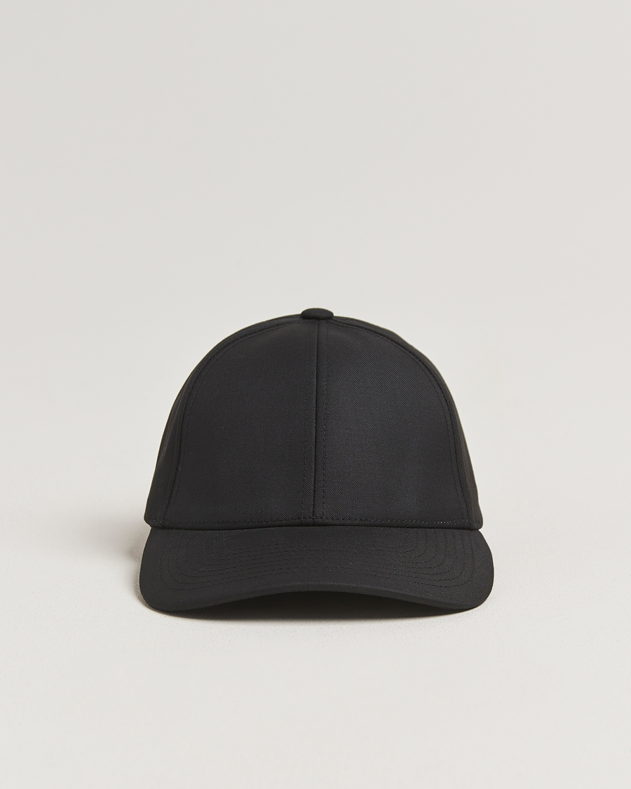 Homme | Bobs Et Casquettes | Varsity Headwear | Wool Tech Baseball Cap Black