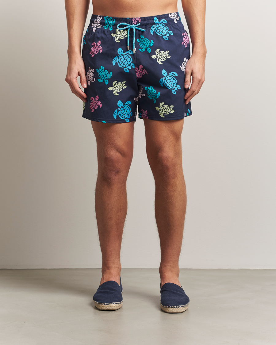 Heren | Zwembroek | Vilebrequin | Moorise Swim Shorts Bleu Marine