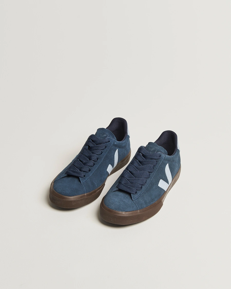 Heren | Sneakers | Veja | Campo Suede Sneaker Nautico/Steel