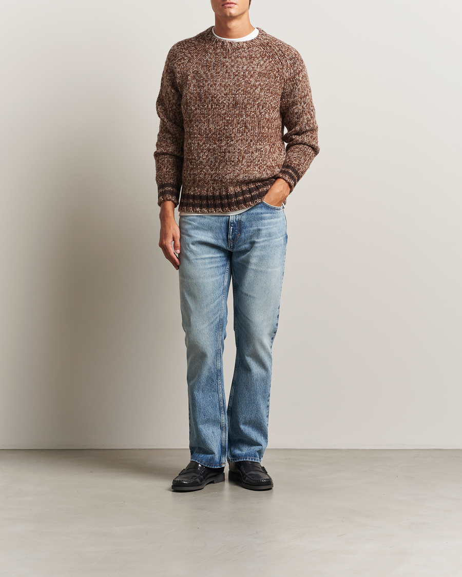 Homme | Jeans | GANT 240 Mulberry Street | Vintage Bootcut Jeans Semi Light Blue