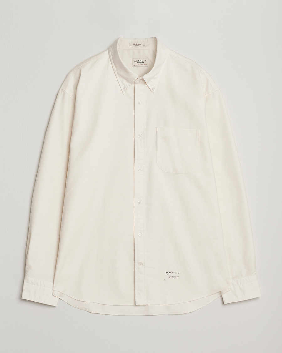 Homme | Chemises | GANT 240 Mulberry Street | Relaxed Fit US Oxford Shirt Cream