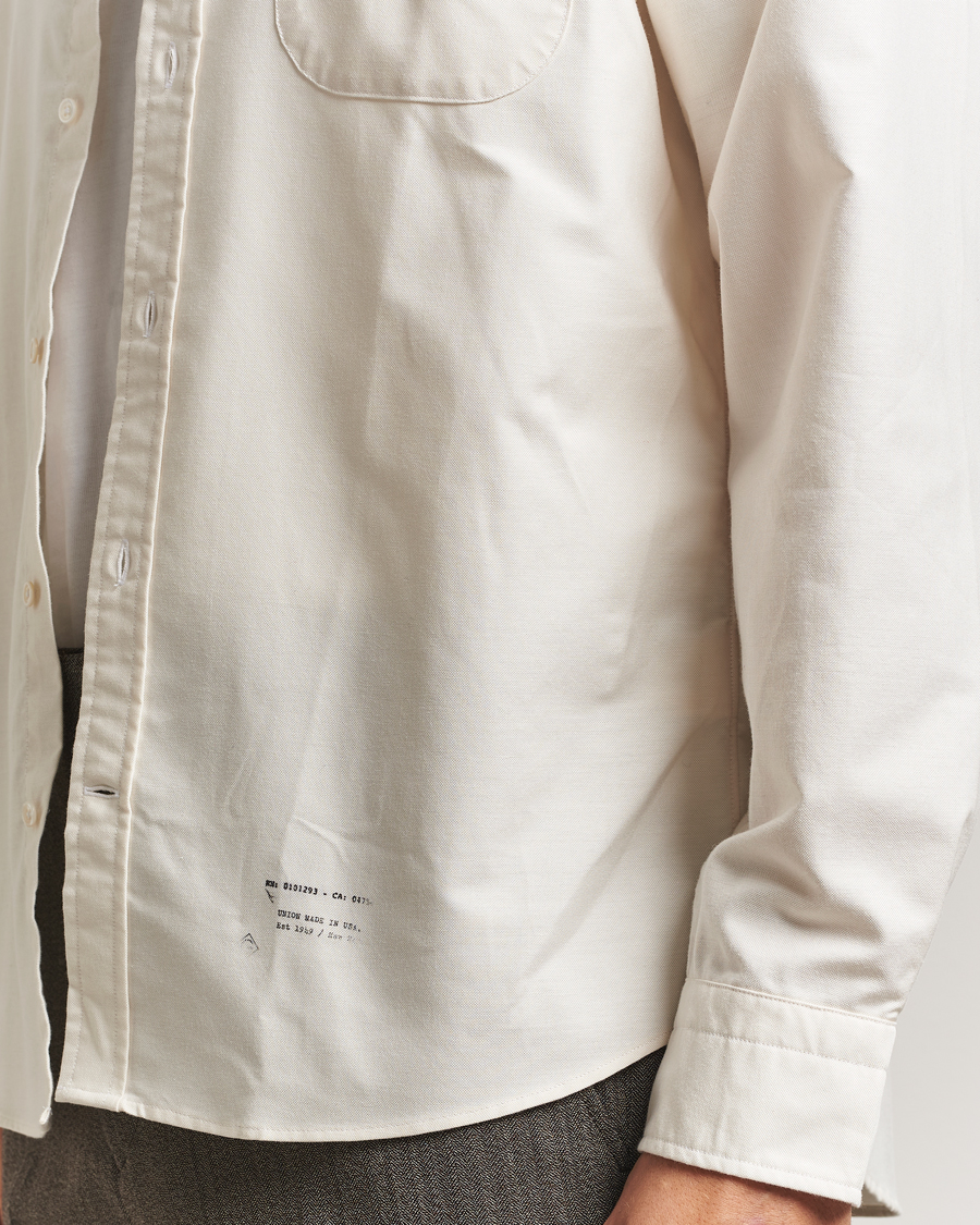 Homme | Chemises | GANT 240 Mulberry Street | Relaxed Fit US Oxford Shirt Cream