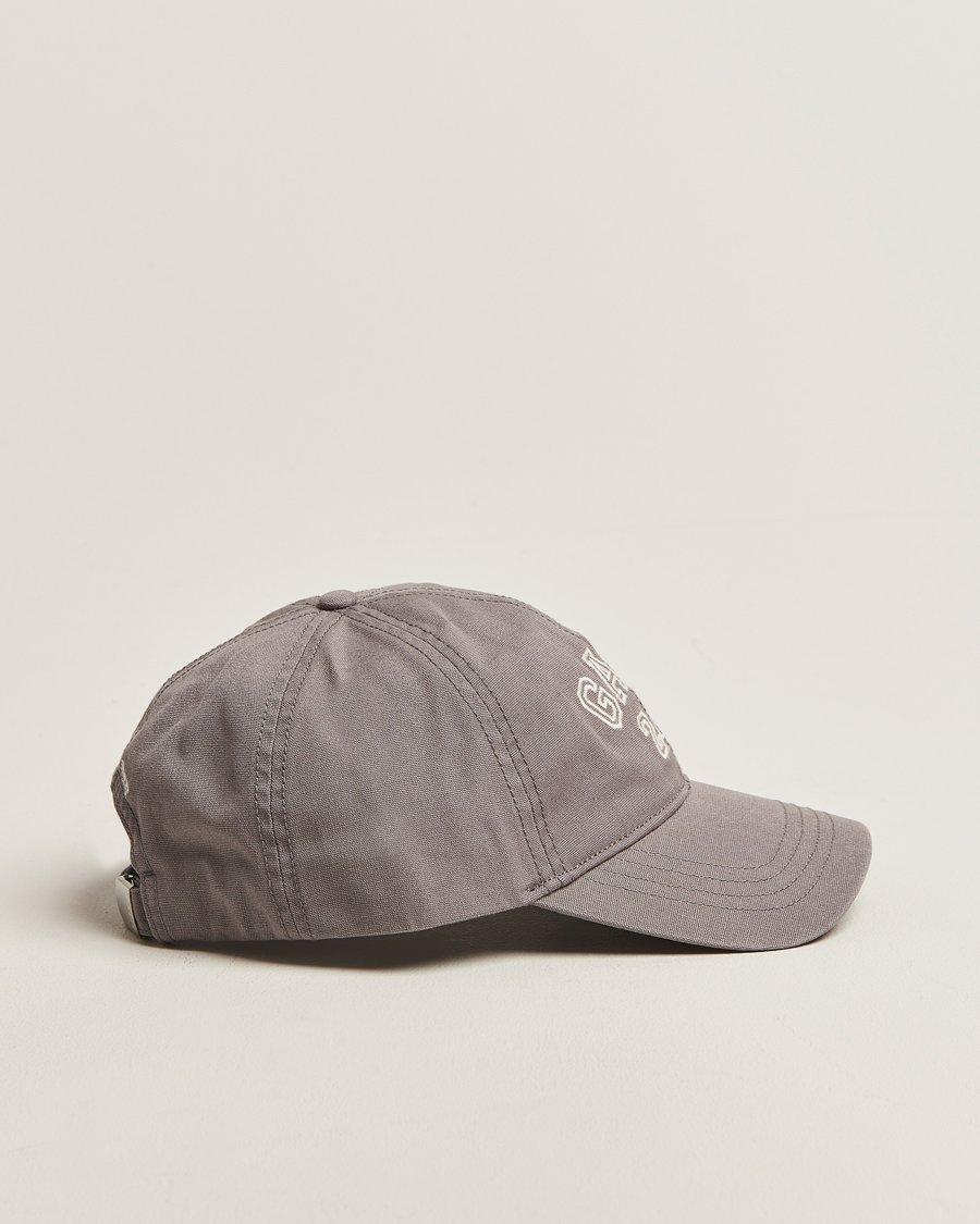 Homme | Bobs Et Casquettes | GANT 240 Mulberry Street | Washed Canvas Cap Steel Grey