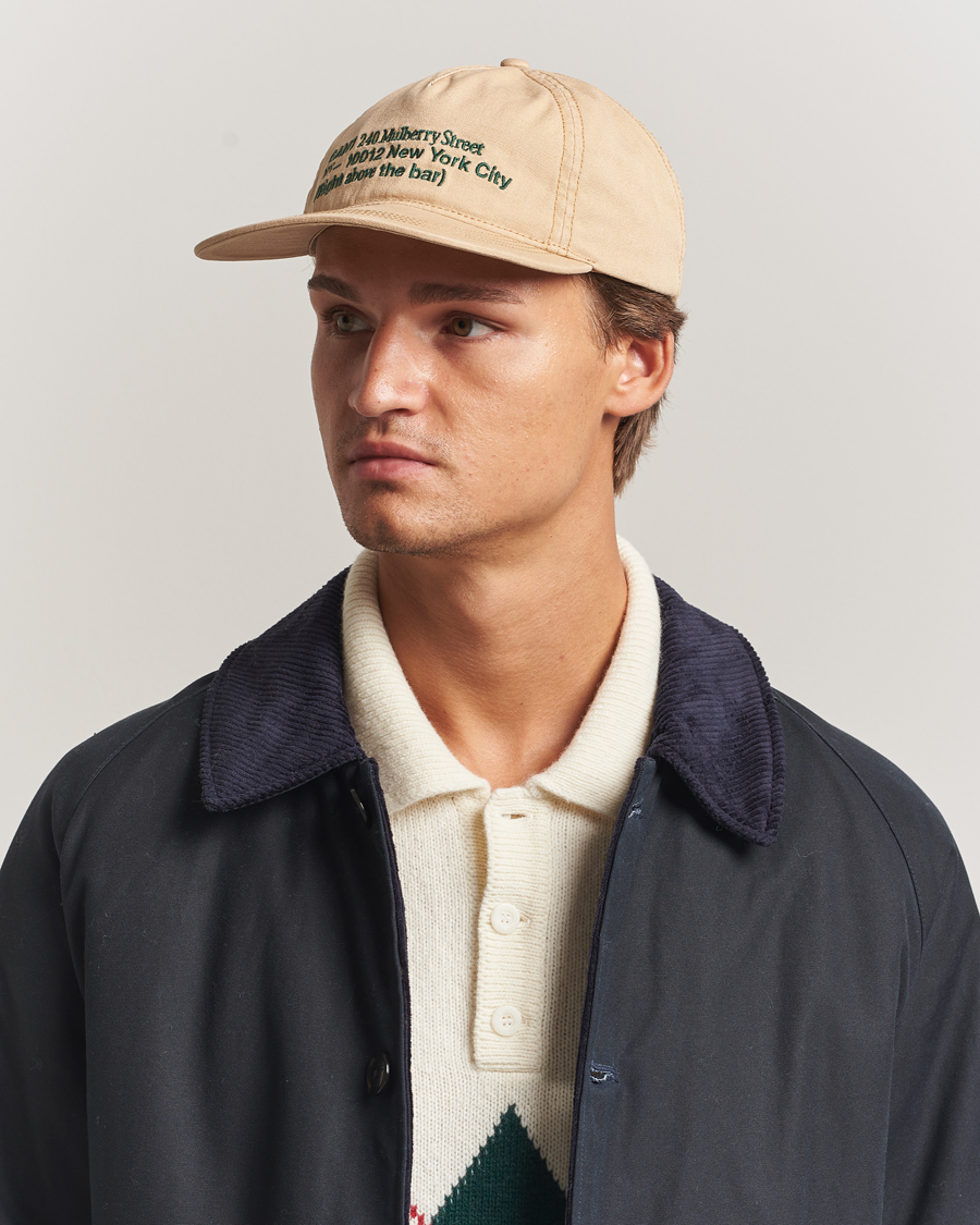 Homme | Bobs Et Casquettes | GANT 240 Mulberry Street | Canvas Cap Light Taupe