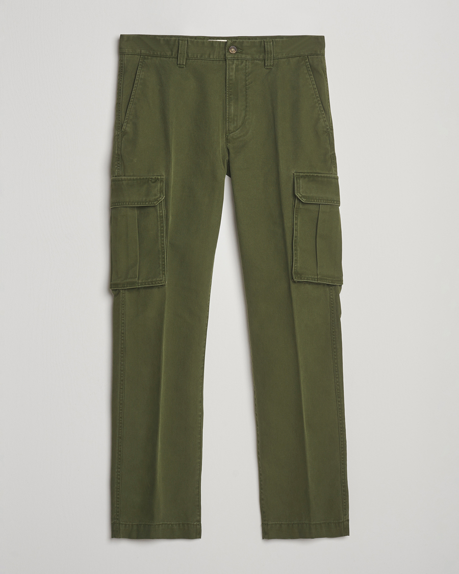 Heren | Broeken | GANT | Regular Fit Cotton Twill Cargo Pants Country Green