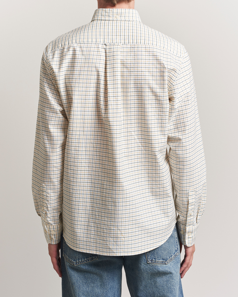 Heren | Overhemden | GANT | Regular Fit Classic Checked Oxford Shirt Forest Green