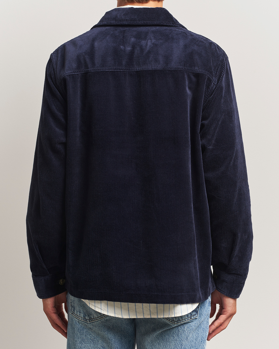 Homme | Chemises | GANT | Regular Fit Corduroy Overshirt Evening Blue