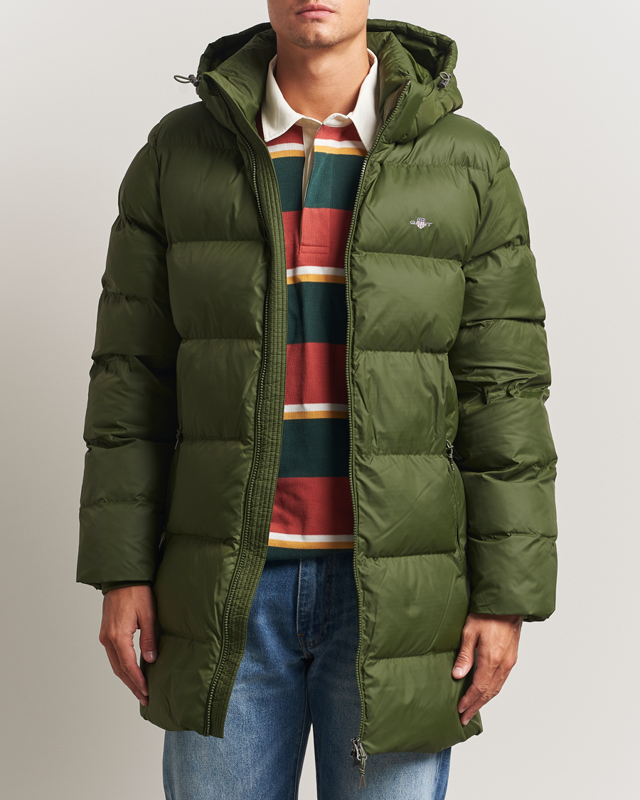 Heren | Jassen | GANT | The Active Cloud Mid Length Jacket Country Green