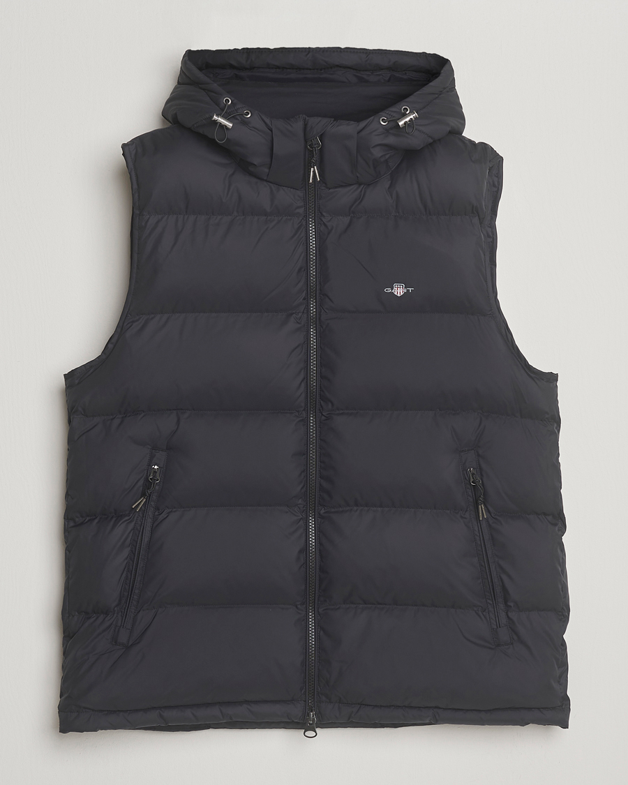 Homme | Gilets | GANT | The Active Cloud Vest Black