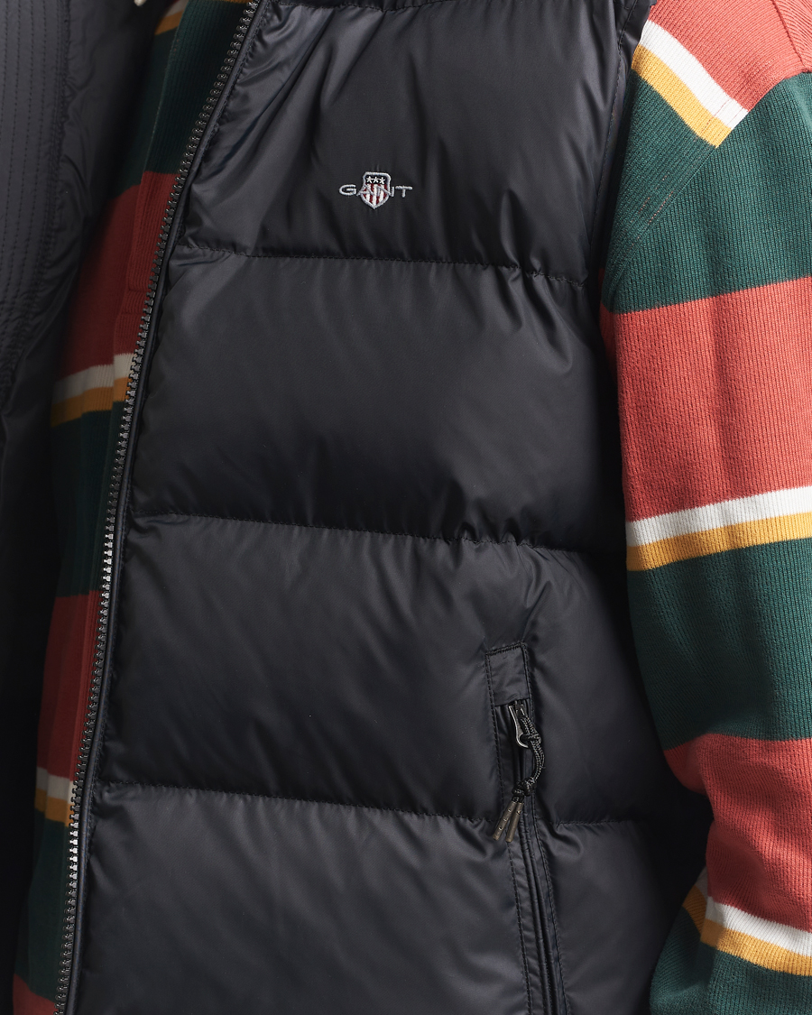 Homme | Gilets | GANT | The Active Cloud Vest Black