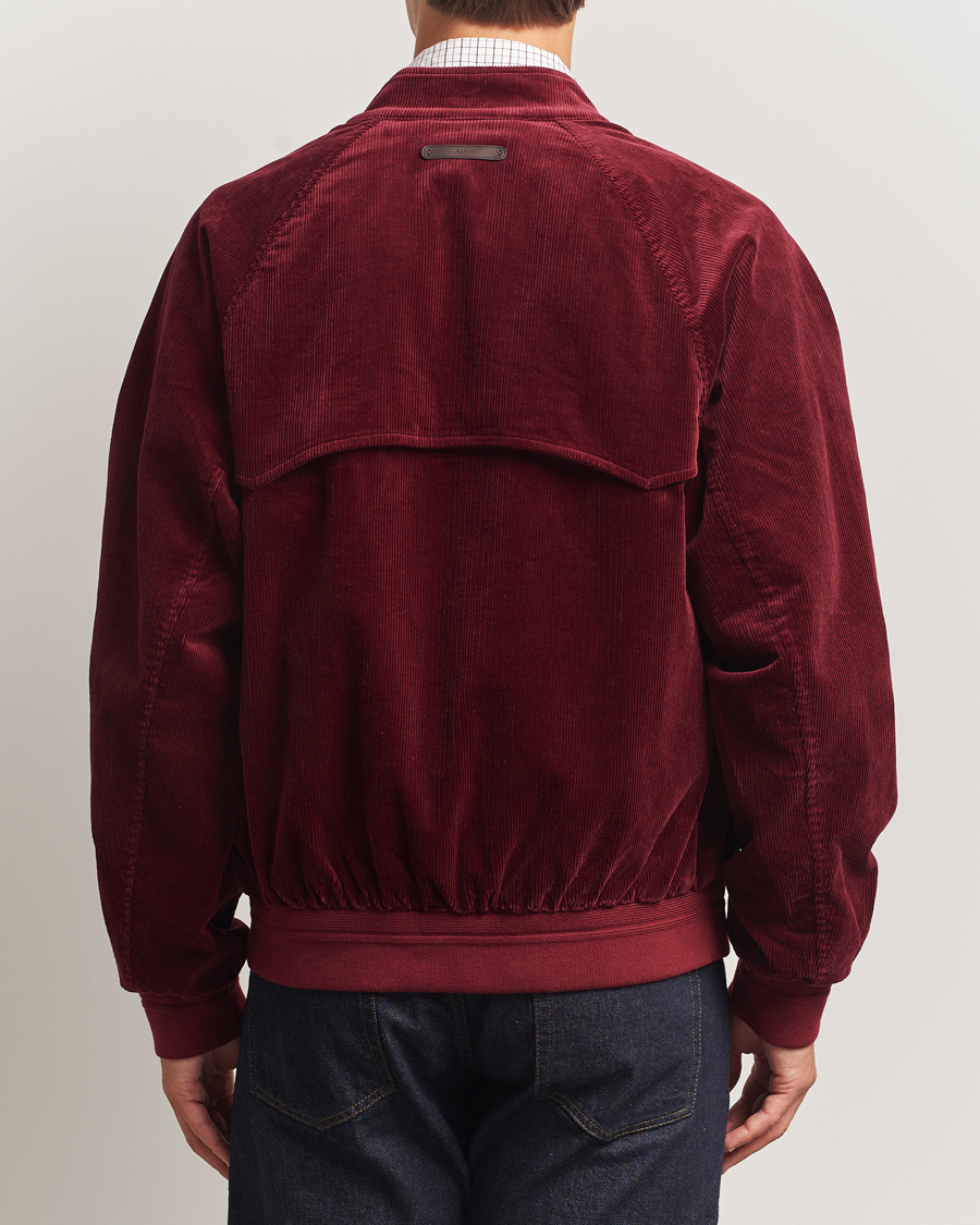 Homme | Manteaux Et Vestes | Gant | Corduroy Harrington Jacket Plumped Red