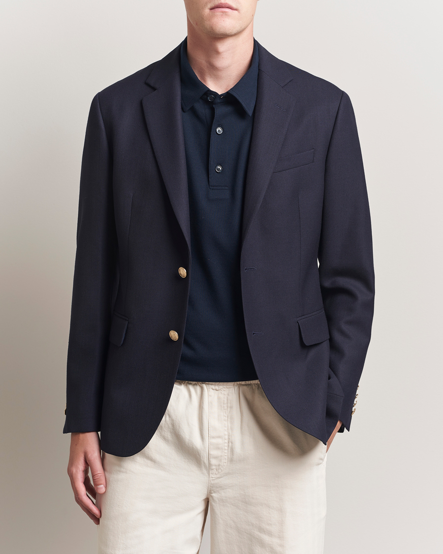 Heren | Blazers | GANT | Wool Club Blazer Evening Blue