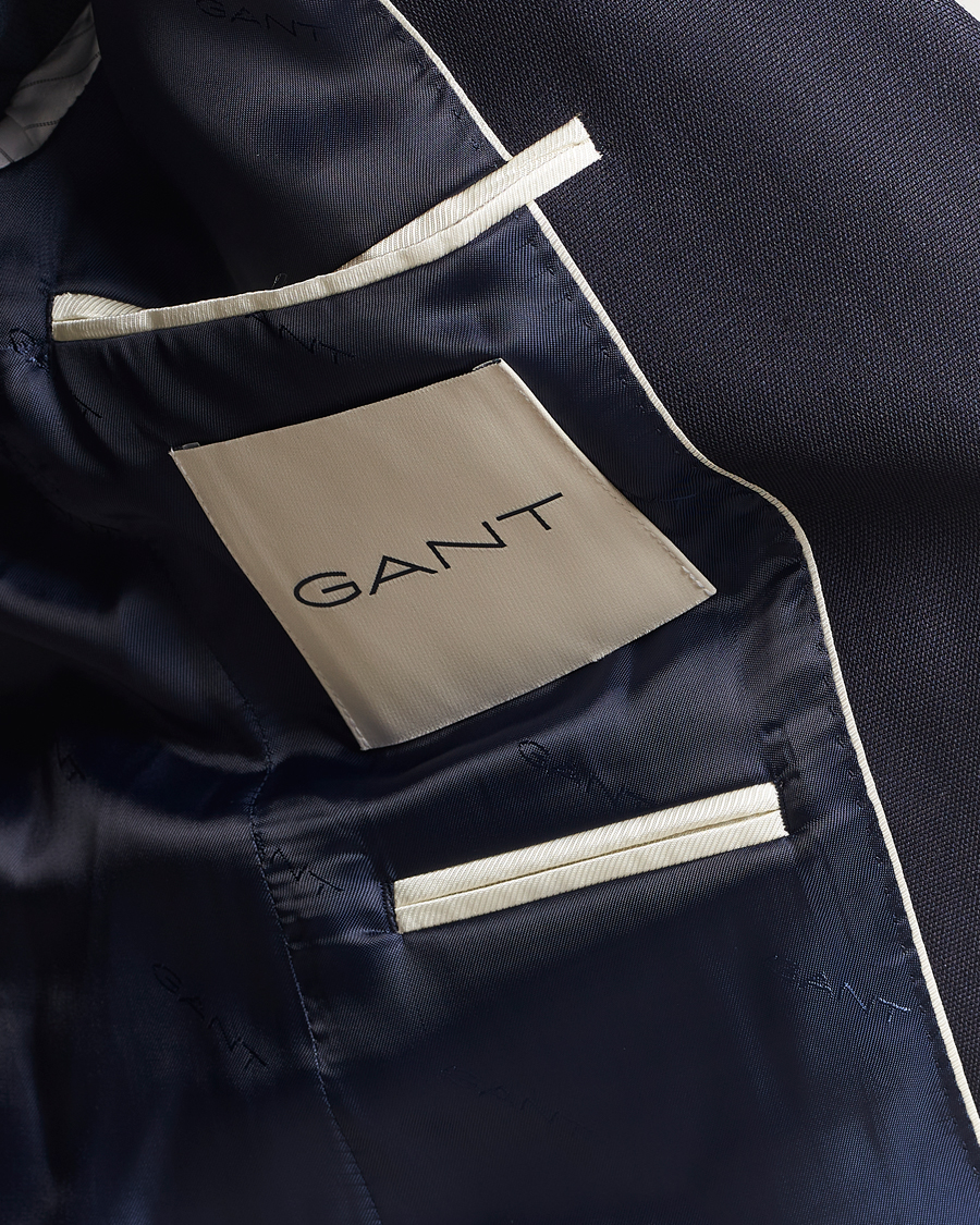 Homme | Blazers | Gant | Wool Club Blazer Evening Blue