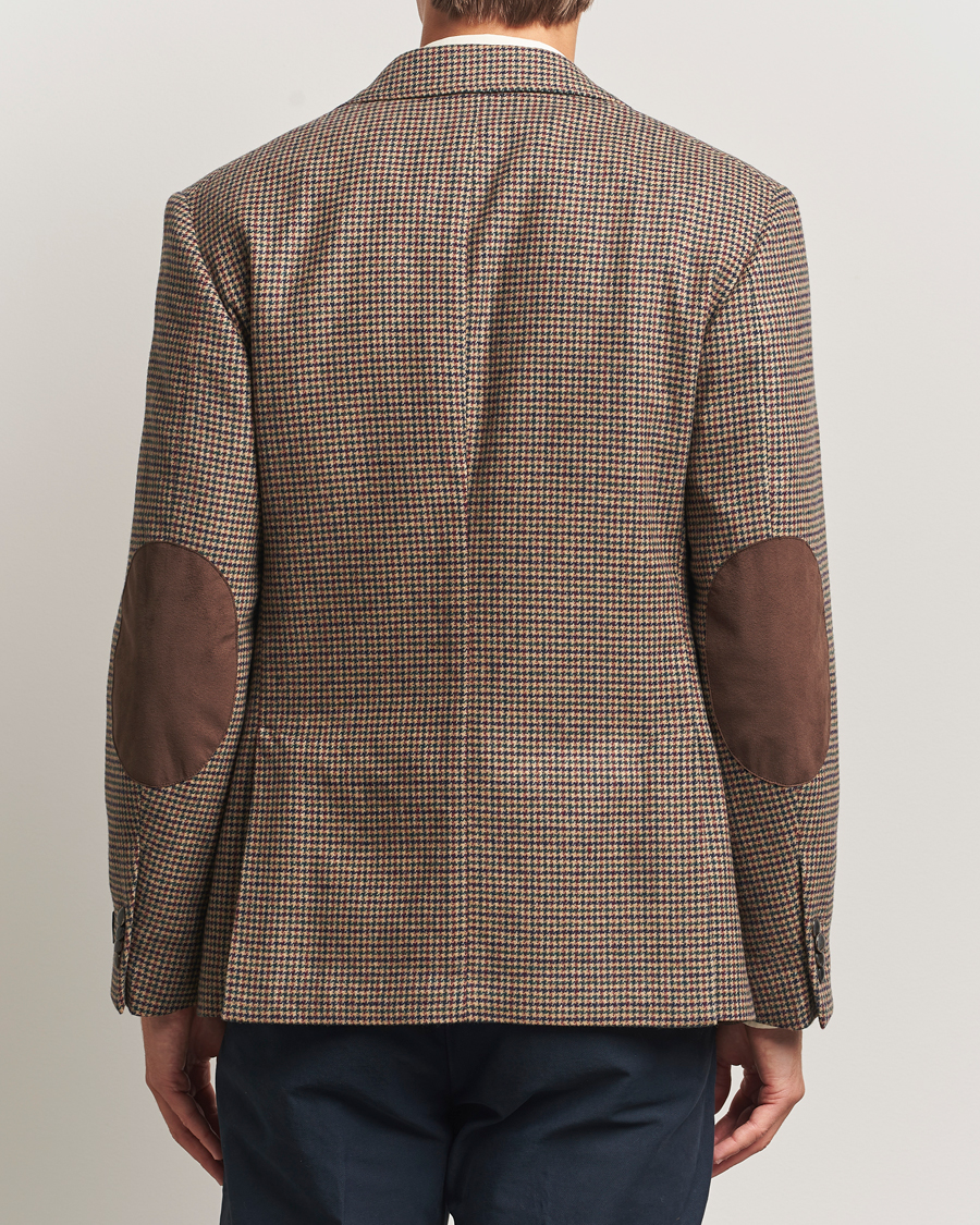 Heren | Blazers | GANT | Wool Houndstooth Blazer Light Taupe