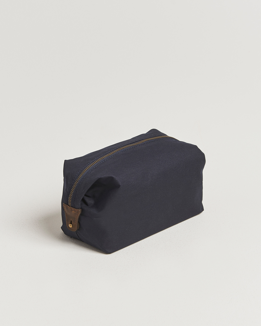Homme | Sacs | GANT | Waxed Cotton Washbag Evening Blue