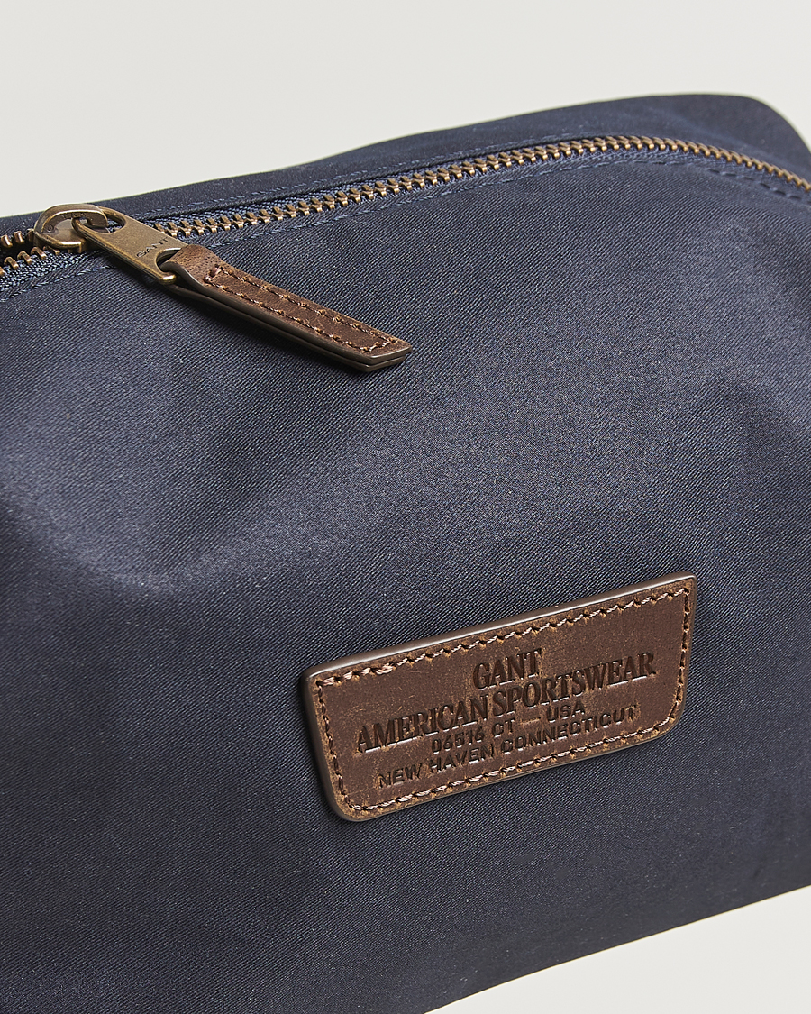 Homme | Sacs | GANT | Waxed Cotton Washbag Evening Blue