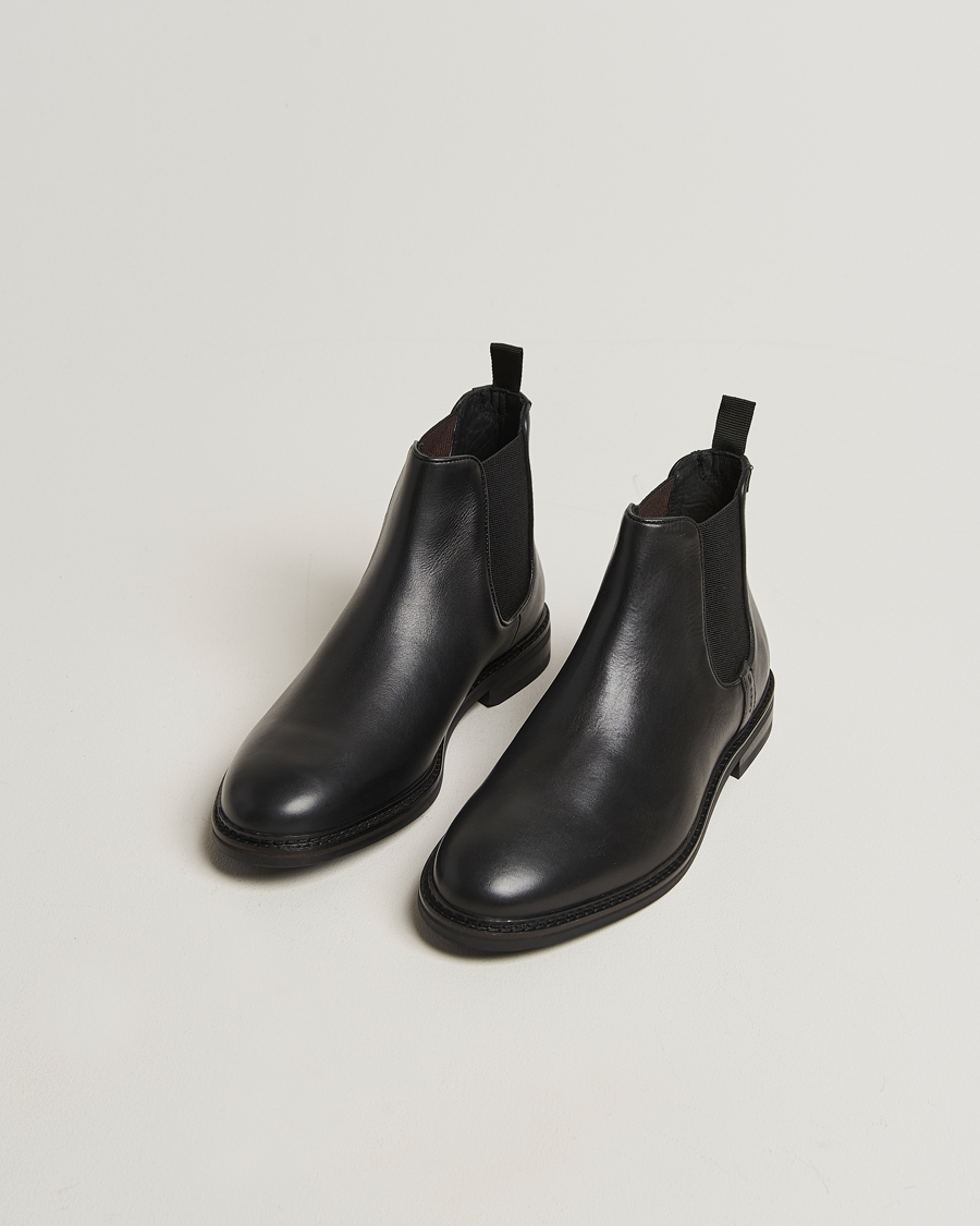 Heren | Laarzen | GANT | Bidford Leather Chelsea Boot Black