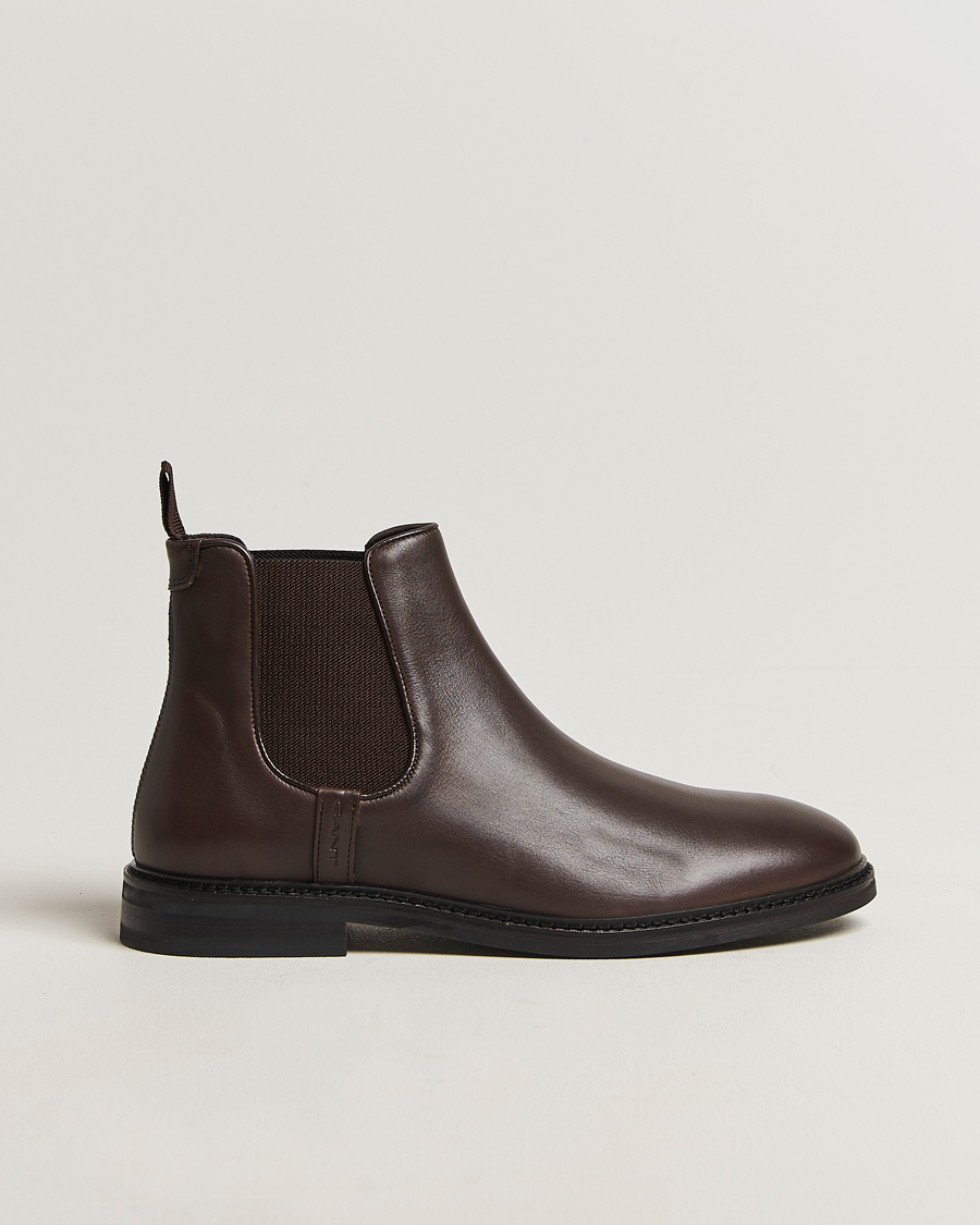 Homme | Bottes | Gant | Bidford Leather Chelsea Boot Brown