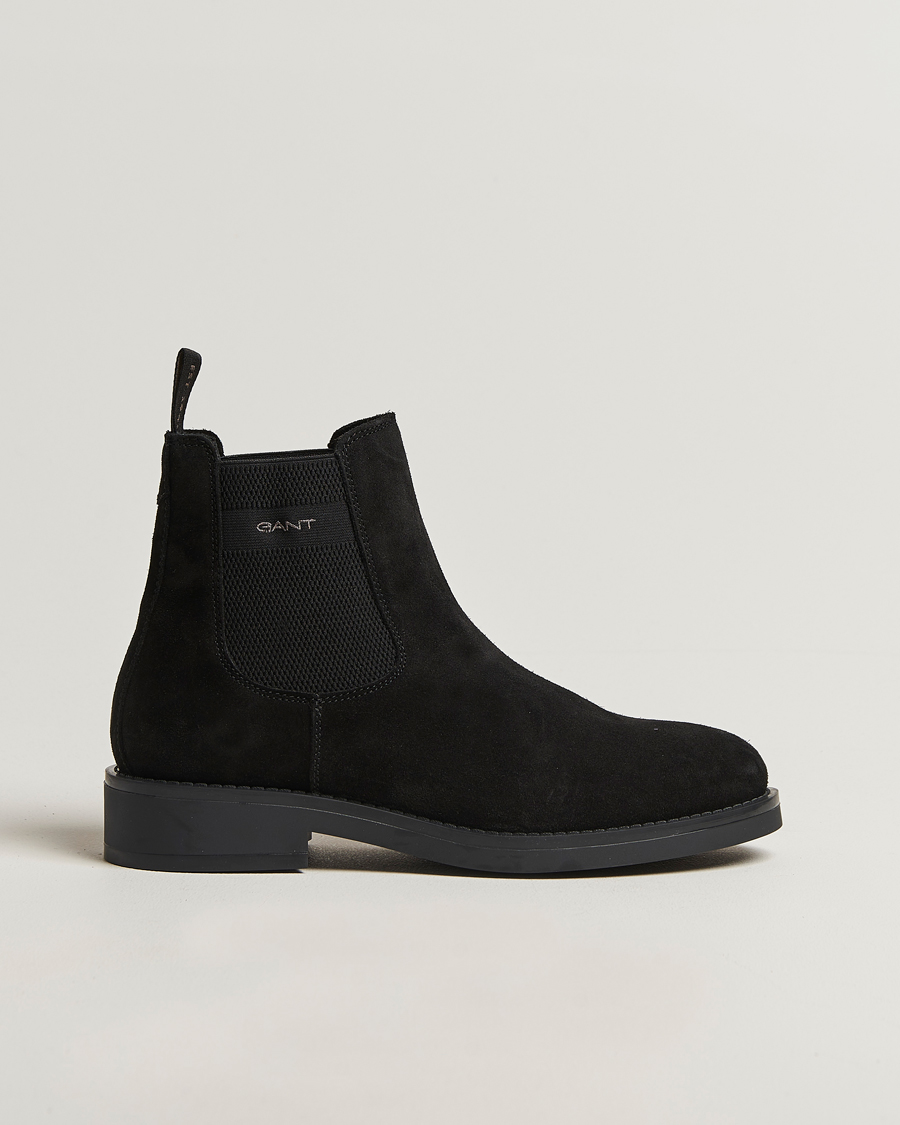 Homme | Bottes | GANT | Prepdale Suede Chelsea Boot Black